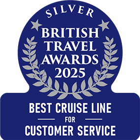 Silver British Travel Awards 2025 Best Cruise Line for Customer Service